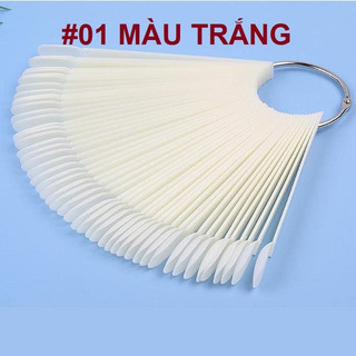 Móng que tròn tập mẫu móng nail