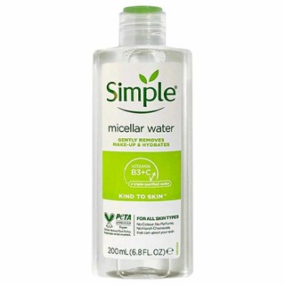 Tẩy trang Simple 200ml Lành tính và sạch sâu