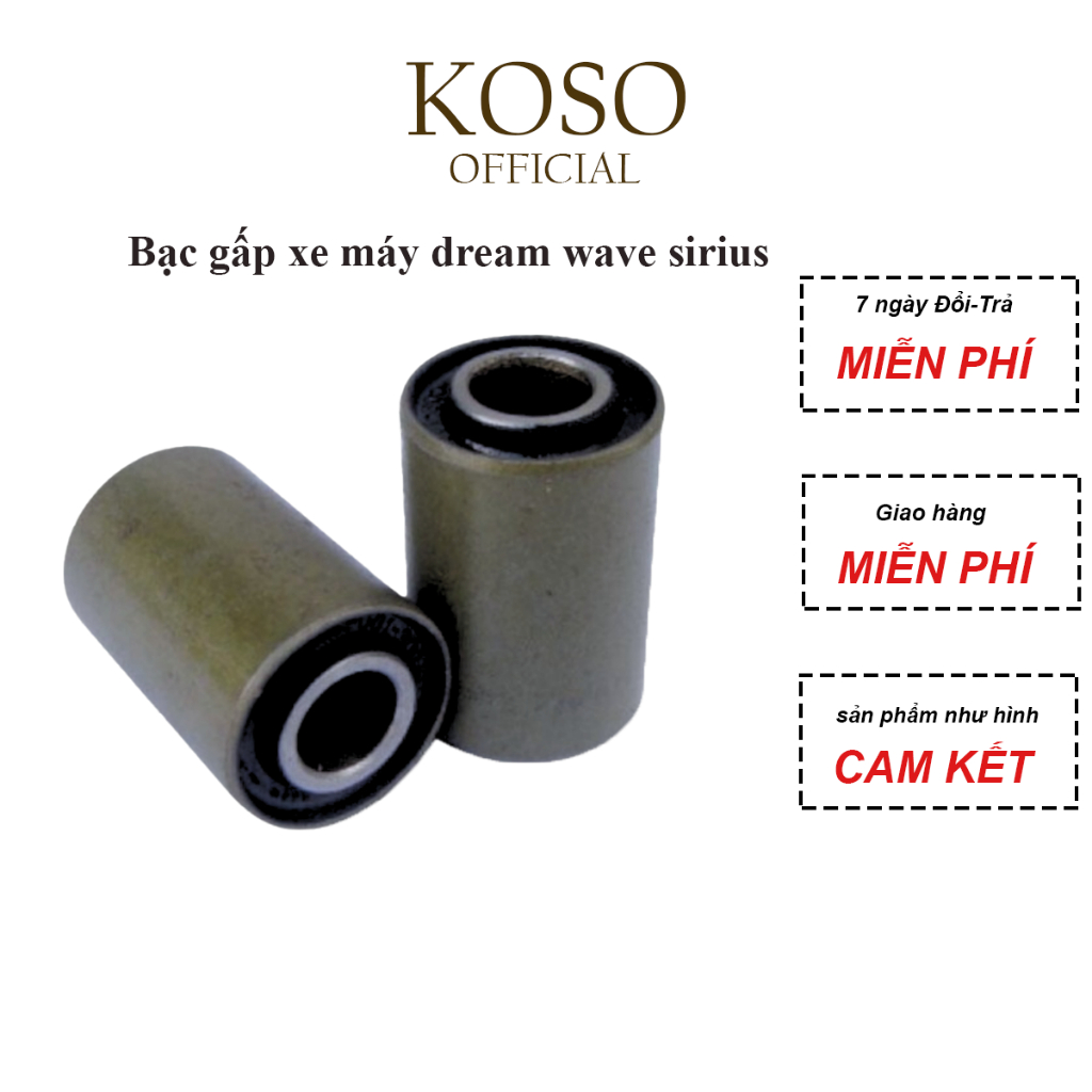 Bạc gấp xe máy dream wave KOSO ắc gắp càng sau
