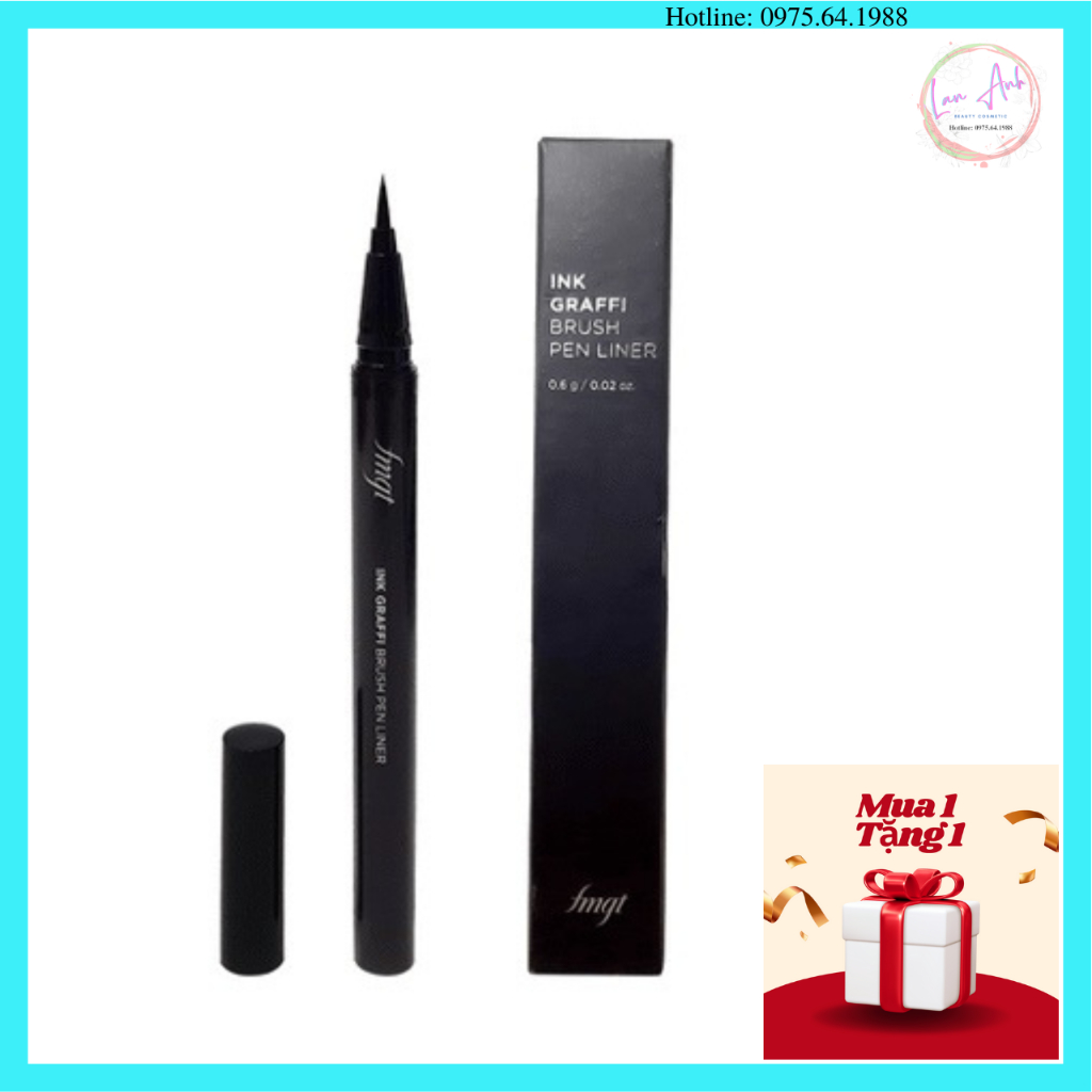 Kẻ Mắt Nước The Faceshop Ink Graffi Brush Pen Liner 0,05mm