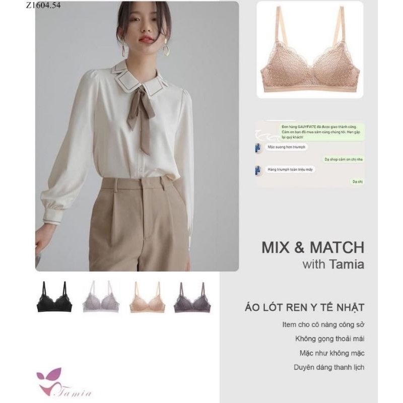 Áo lót ren kháng khuẩn không gọng