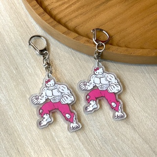 Zanmo móc khóa sanrio kuromi melody cinnamoroll kitty purin cơ bắp dễ thương