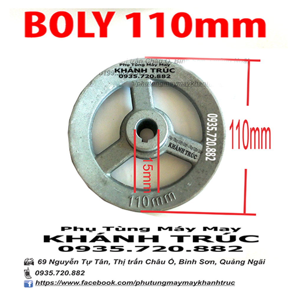 Boly 110mm mô tơ máy may công nghiệp