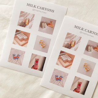 Milk Tea Sticker Hình Dán Trang Trí Sổ Tay | Bullet Journal