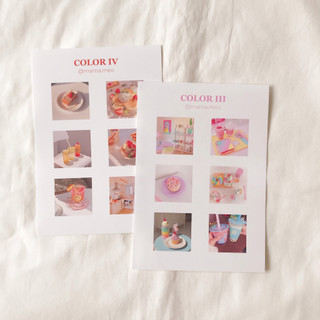 Color Sticker Hình Dán Trang Trí Sổ Tay | Bullet Journal