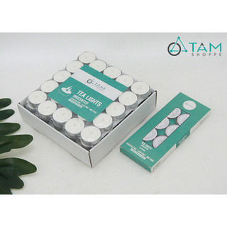 Nến Tealight cháy 4h không khói không mùi NEN-TEALIGHT-01_TAN
