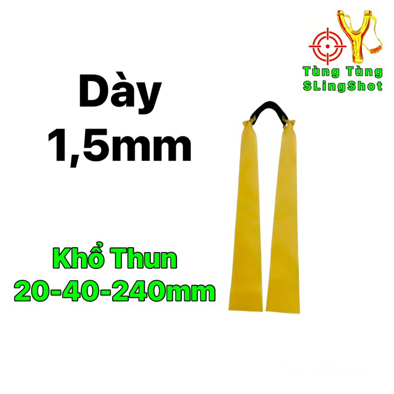 Dây Thun Đại 20-40-240mm cho Vip 10 Supper SlingShot
