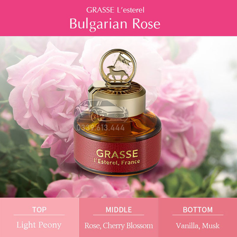 Nước hoa ô tô Hàn Quốc 100% tinh dầu tự nhiên - Grasse Chính Hãng