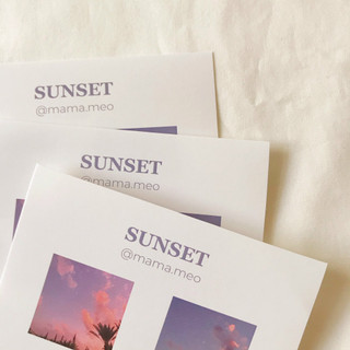 Sunset Sticker Hình Dán Trang Trí Sổ Tay | Bullet Journal