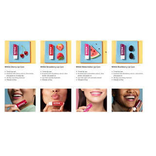 Son dưỡng môi có màu Nivea Fruit Lip Balm