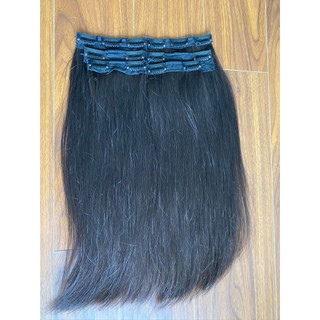 Tóc kẹp phím, tóc thật 50cm 1 dãy 3 kẹp