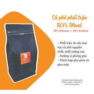 CÀ PHÊ PHỐI TRỘN BLEND 7 ROBUSTA 3 ARABICA RIV COFFEE - 250GR / 500GR / 1KG