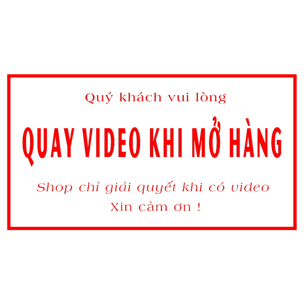 Combo 500 tem Quay Video khi mở hàng dành cho shop bán hàng - Chống nước