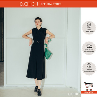 Váy dài vai chờm cổ đáp chéo d.chic ms: 2813196