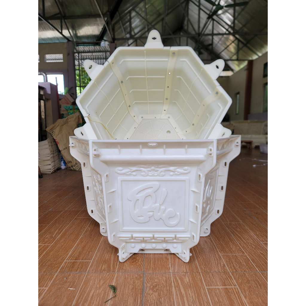 Khuôn đúc chậu cảnh Lục Giác 60  Chất liệu nhựa ABS cao cấp, Dùng làm chậu cây cảnh xi măng