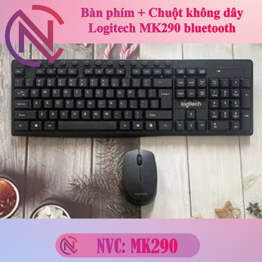 Combo bàn phím không dây + chuột không dây bluetooth Logitech MK290 - NVC Shop | BigBuy360 - bigbuy360.vn