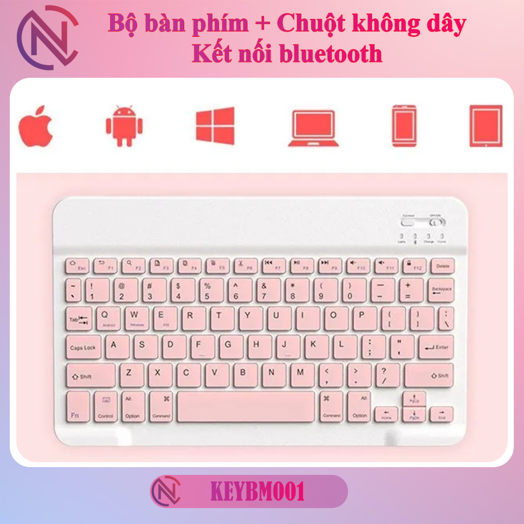 Bộ Bàn Phím Bluetooth 10 Inch/7 Inch Và Chuột Bluetooth,Thích Hợp Cho tablet táo/tablet - NVC Shop | BigBuy360 - bigbuy360.vn