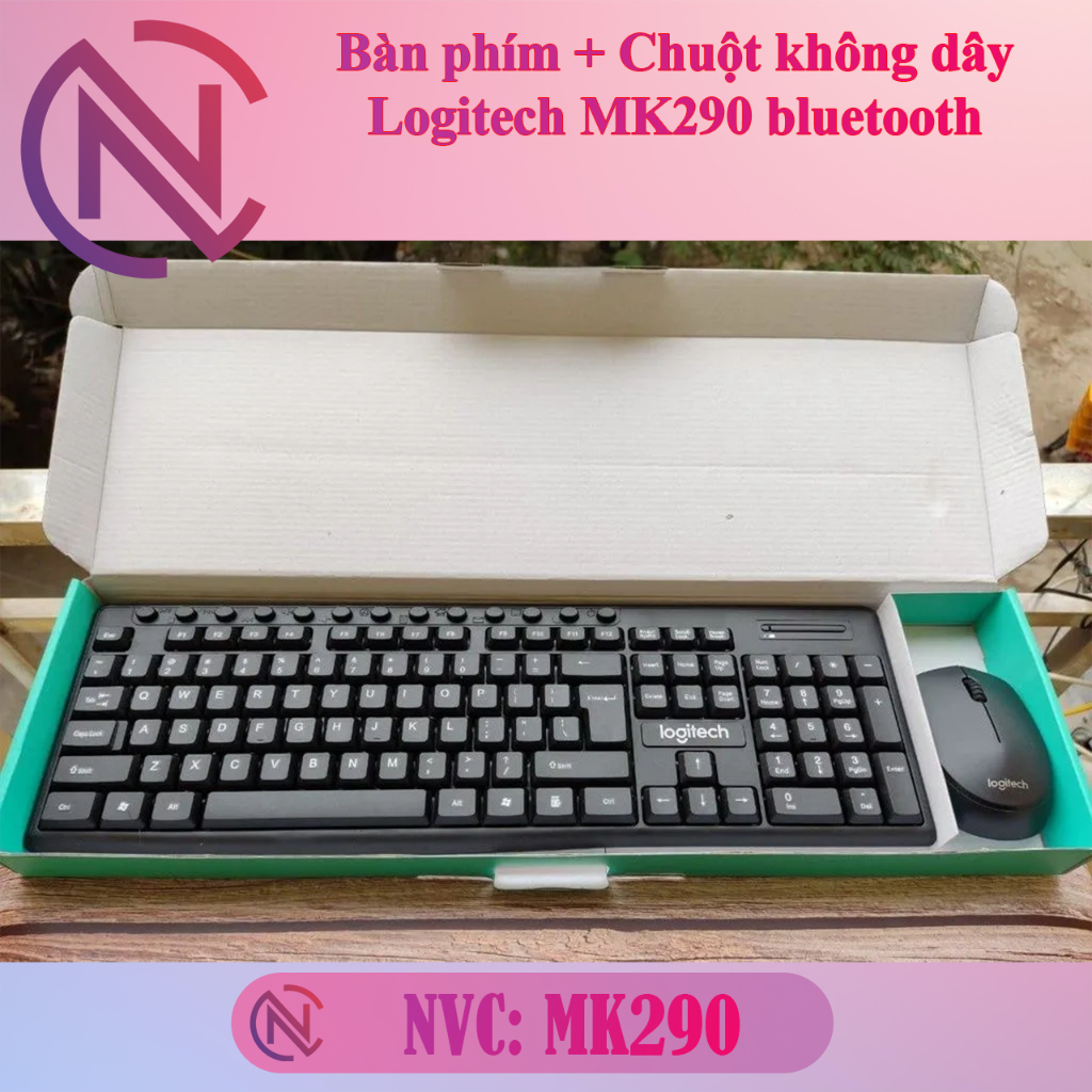 Combo bàn phím không dây + chuột không dây bluetooth Logitech MK290 - NVC Shop | BigBuy360 - bigbuy360.vn