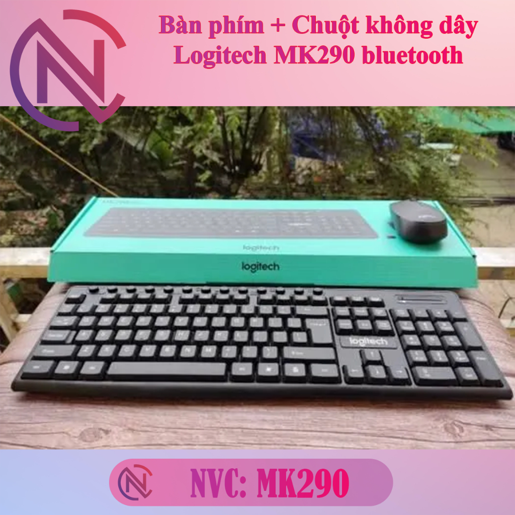 Combo bàn phím không dây + chuột không dây bluetooth Logitech MK290 - NVC Shop | BigBuy360 - bigbuy360.vn