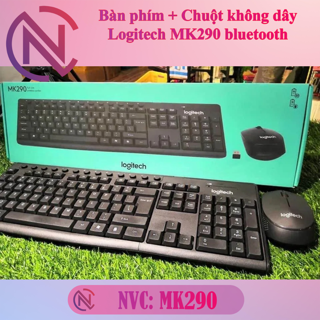 Combo bàn phím không dây + chuột không dây bluetooth Logitech MK290 - NVC Shop | BigBuy360 - bigbuy360.vn