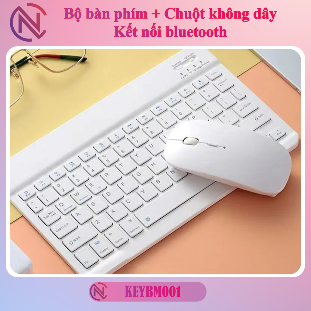 Bộ Bàn Phím Bluetooth 10 Inch/7 Inch Và Chuột Bluetooth,Thích Hợp Cho tablet táo/tablet - NVC Shop | BigBuy360 - bigbuy360.vn