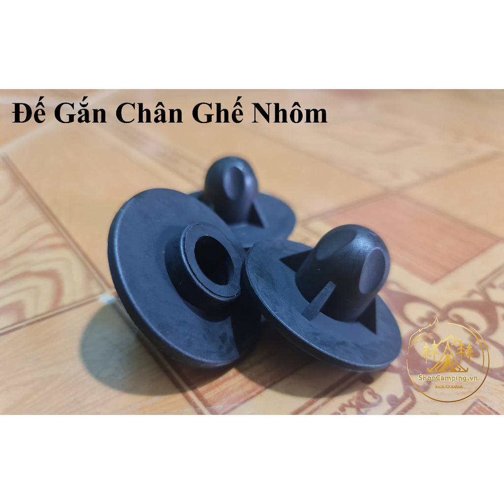 Nút bịt chân ghế, đế cao su bịt chân ghế nhôm phi 13mm và 15mm