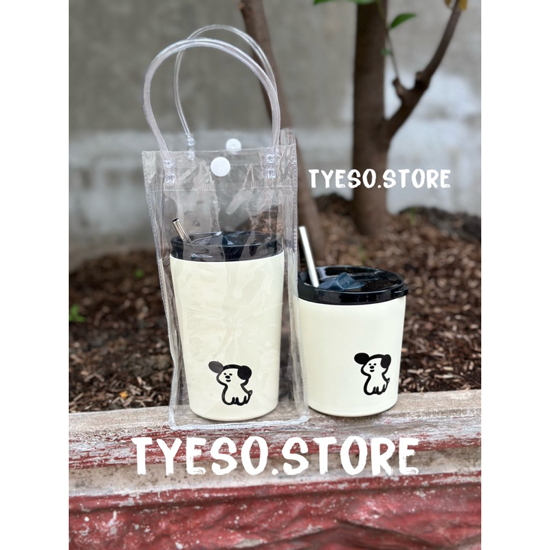 Ly Giữ Nhiệt Gấu Dâu, Ba Mắt, Cún Yêu 260ML - 350ml