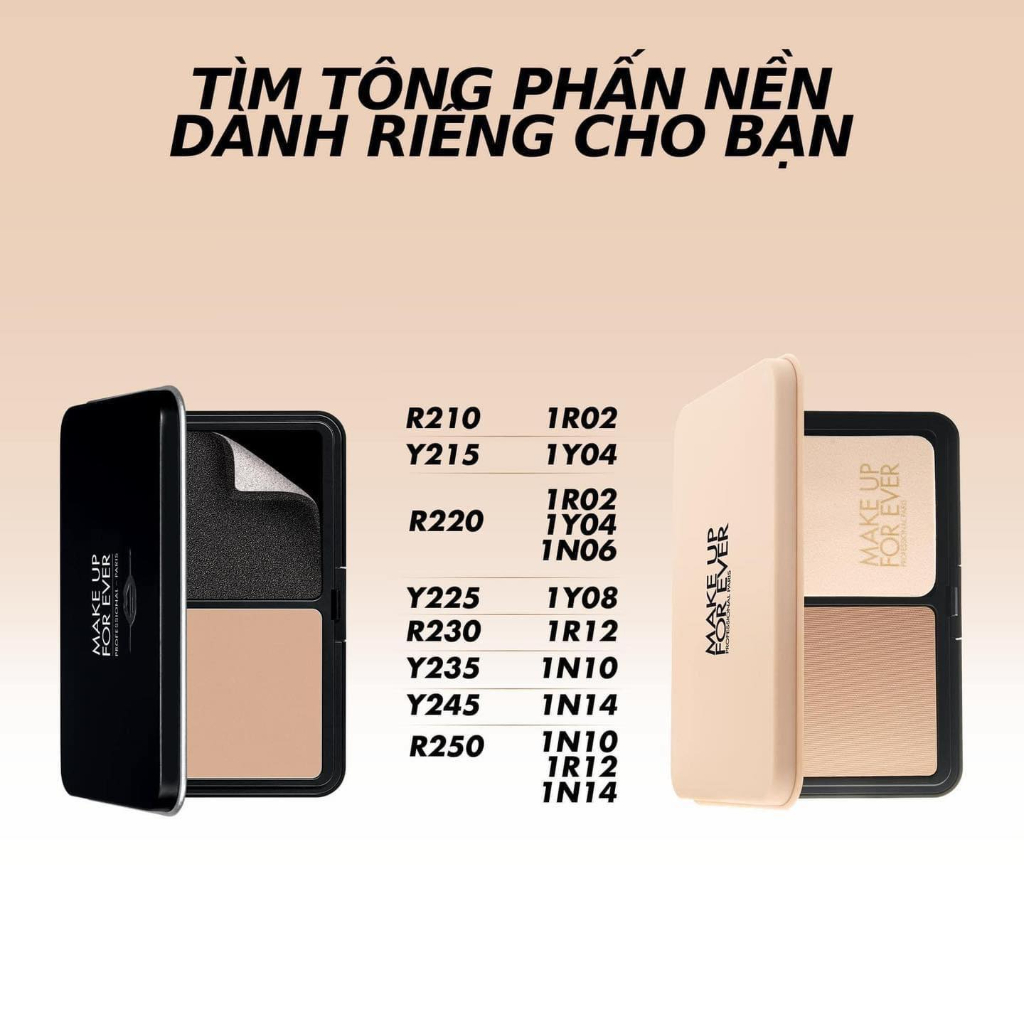 Phấn Phủ Kiềm Dầu Lâu Trôi Make Up Forever HD Skin Matte Velvet