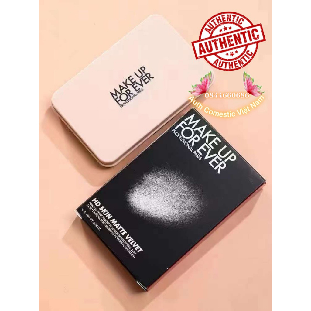 Phấn Phủ Kiềm Dầu Lâu Trôi Make Up Forever HD Skin Matte Velvet