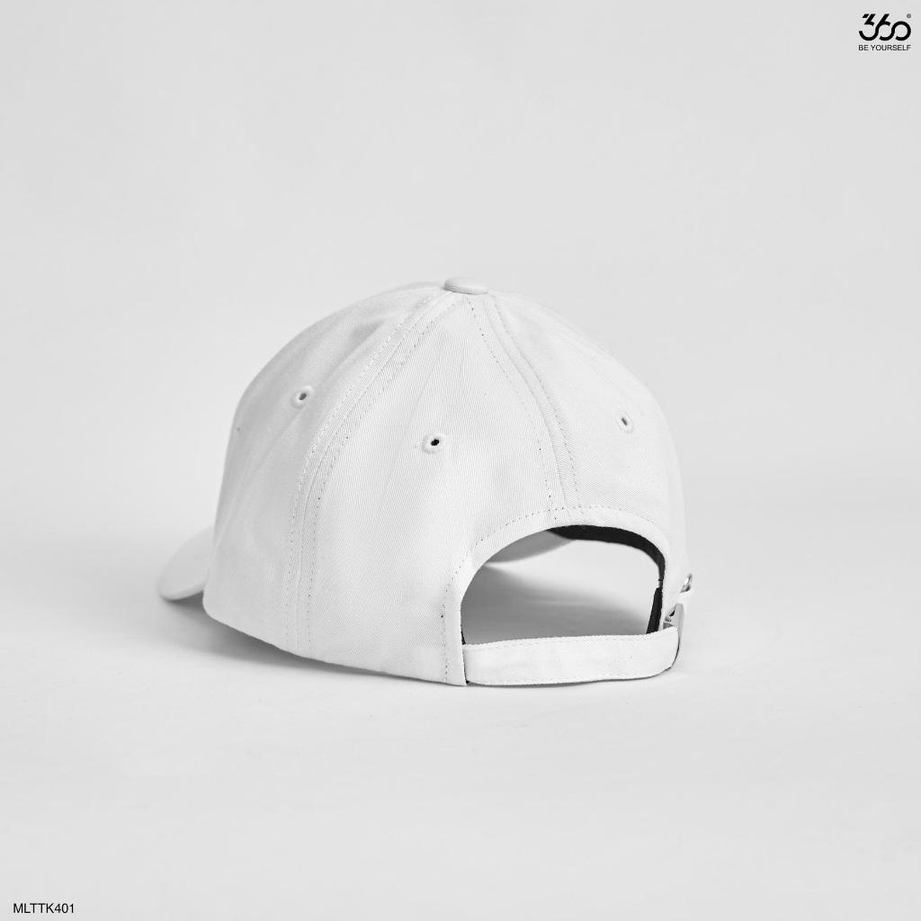 Mũ lưỡi trai thêu hình thời trang nam thương hiệu 360 Boutique chất liệu khaki cao cấp - MLTTK401