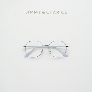Gọng kính cận nữ mắt đa giác kim loại Jimmy & Charice Anna kc075
