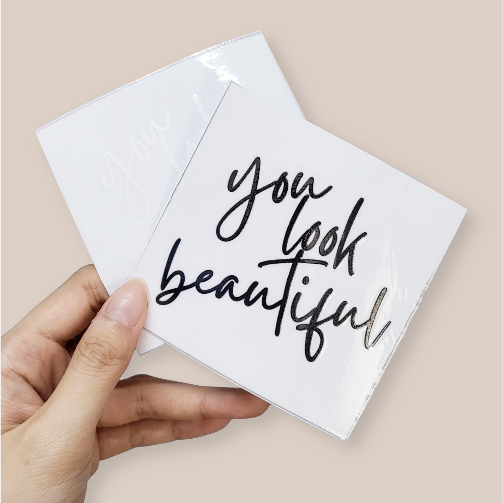 Decal dán kính trang trí no2