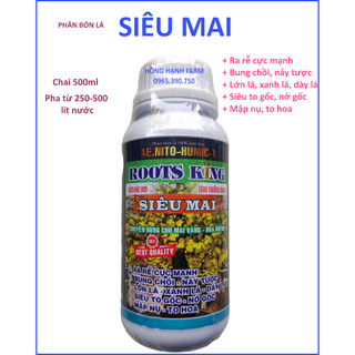 Phân bón lá SIÊU MAI - Kích rễ mai vàng, bung chồi, vọt đọt, mập thân nở gốc, bung tàng, xanh lá, phục hồi