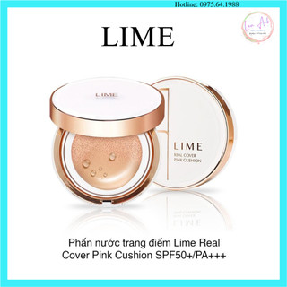Phấn nước lime real cover pink cushion spf50+/pa
