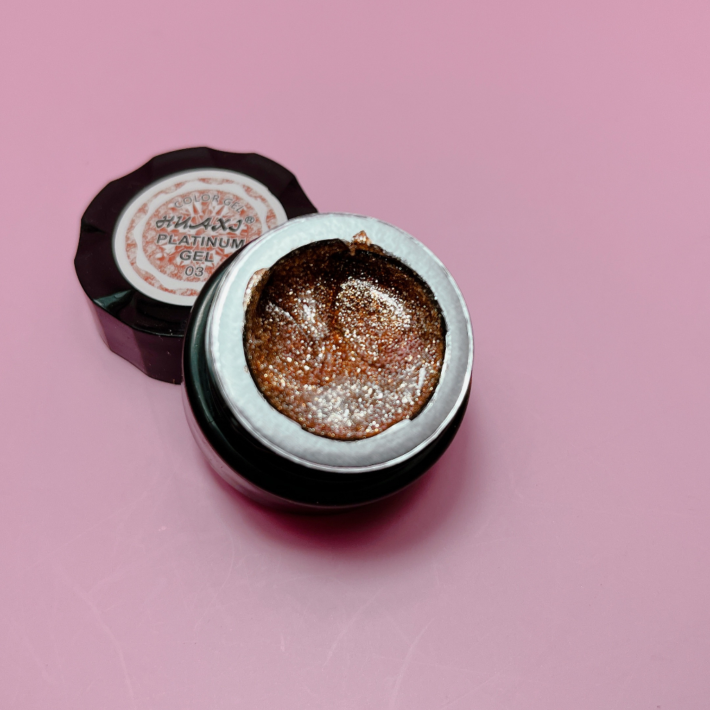 Gel Nhũ Vẽ Viền Móng Nail  Huaxi Siêu Sáng Havy Nail, Đặc nét Chuẩn Màu