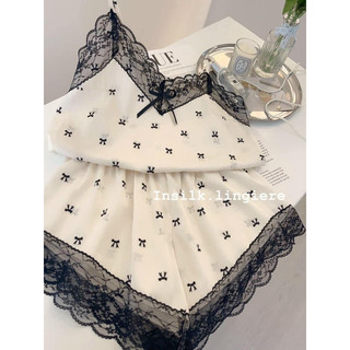 MÃ 666 SET BỘ NGỦ LỤA VIỀN REN 2 DÂY QCCC