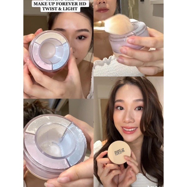 Phấn phủ dạng bột Make Up For Ever HD Skin Twist & Light Loose Powder 8g mẫu mới toanh