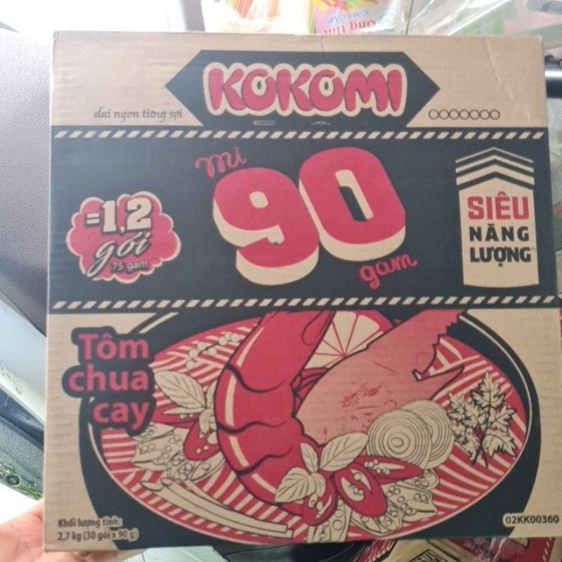 Thùng 30 gói mì Kokomi90