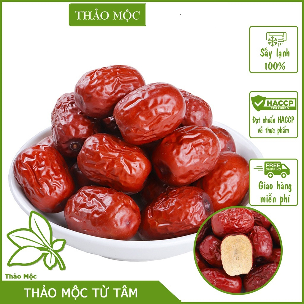 Táo Đỏ Sấy Khô 200gr Quả To Đỏ Đều Và Đẹp Loại 1 bổ sung dinh dưỡng làm đẹp da