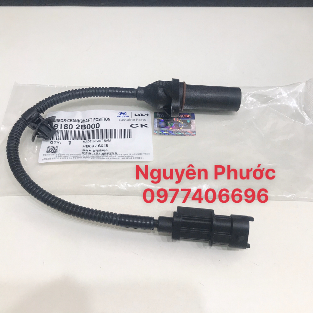 Cảm biến trục cơ xịn chính hãng  KIA/HYUNDAI I30, FORTE,K3, CARENS 1.6, AVANTE1.6, ELANTRA - Mã PT 391802B000/391802B030