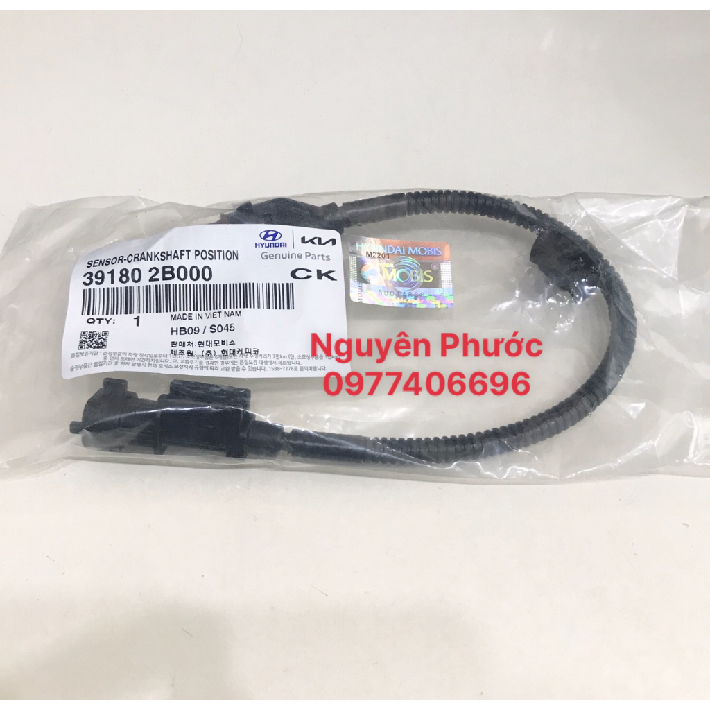 Cảm biến trục cơ xịn chính hãng  KIA/HYUNDAI I30, FORTE,K3, CARENS 1.6, AVANTE1.6, ELANTRA - Mã PT 391802B000/391802B030