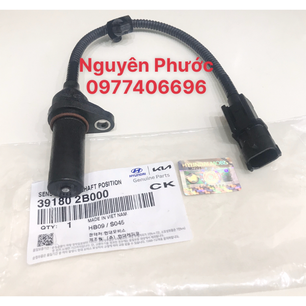 Cảm biến trục cơ xịn chính hãng  KIA/HYUNDAI I30, FORTE,K3, CARENS 1.6, AVANTE1.6, ELANTRA - Mã PT 391802B000/391802B030