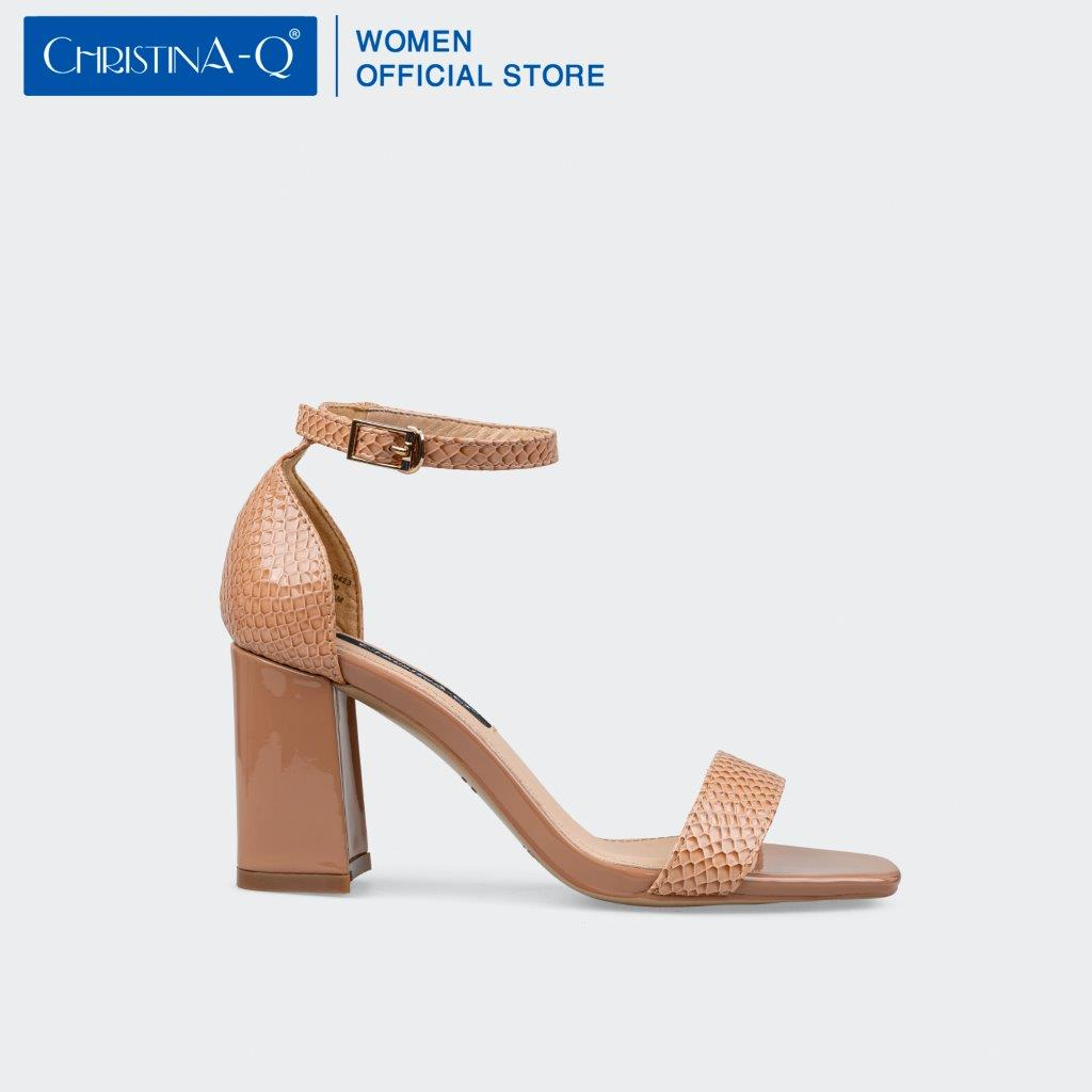 Giày Sandals Nữ Gót Trụ ChristinA-Q XDN310