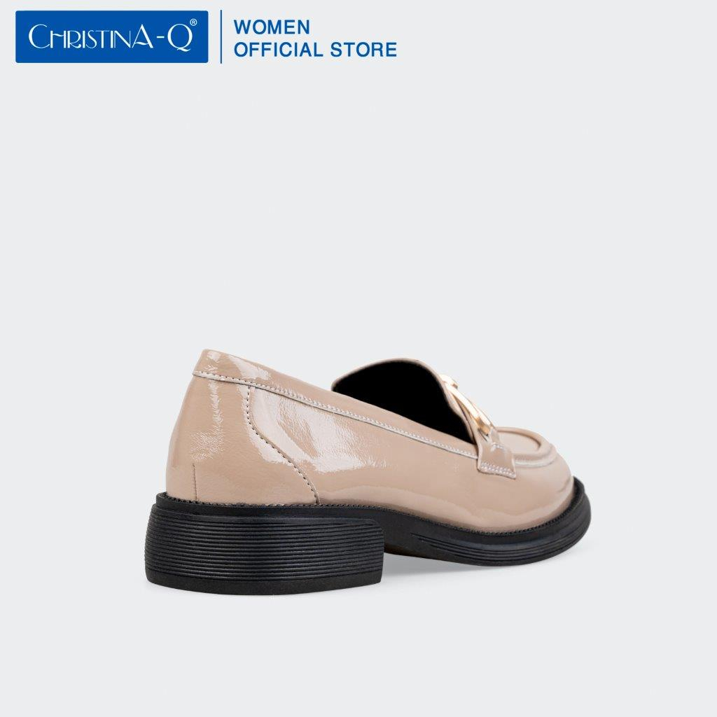 Giày Lười Nữ Giày Loafer Mũi Vuông ChristinA-Q GLM036