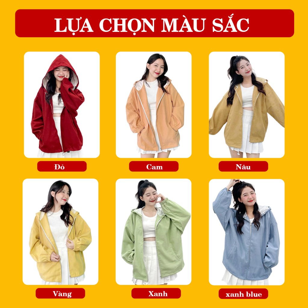 Áo khoác nữ form rộng FMSTYLE có mũ bigsize chất nỉ cao cấp chống nắng chống gió phong cách trẻ trung 207070008