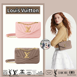Louis Vuitton/New Wave Trumpet Chain Túi/túi nữ/Túi Messenger/Mua hàng mới nhất/Châu Âu