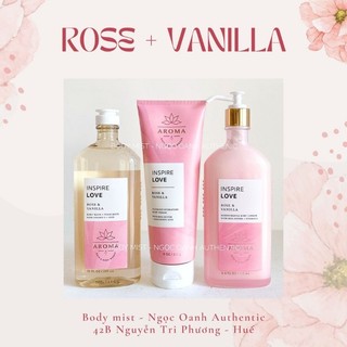 Bộ sản phẩm Rose Vanilla (Love) - BBW