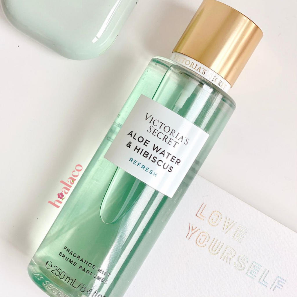 XỊT THƠM TOÀN THÂN BODY MIST ALOE WATER & HIBICUS - Victoria's Secret