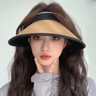 Mũ chống nắng nửa đầu KOMI nón cói rộng vành chống uv cho nữ thời trang mùa hè