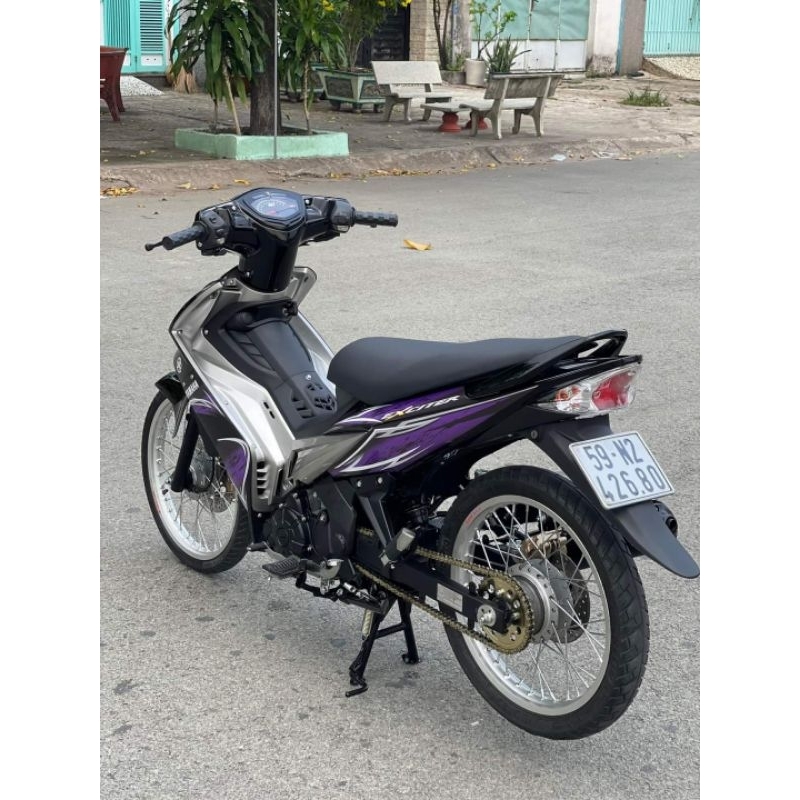 Tem rời 3 lớp - Ex 135-2010 tím - dán xe đen